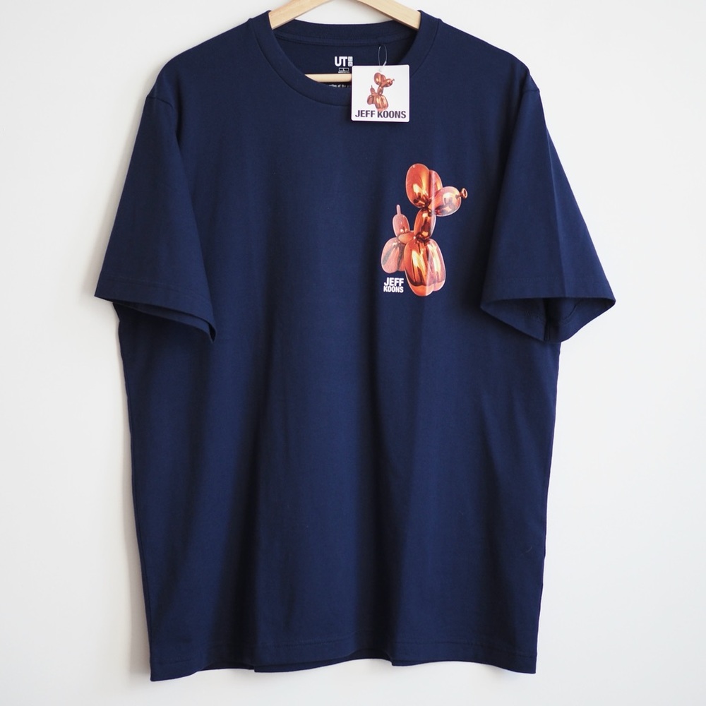 Jeff Koons animal balloon dog art uniqlo short sleeve t shirt